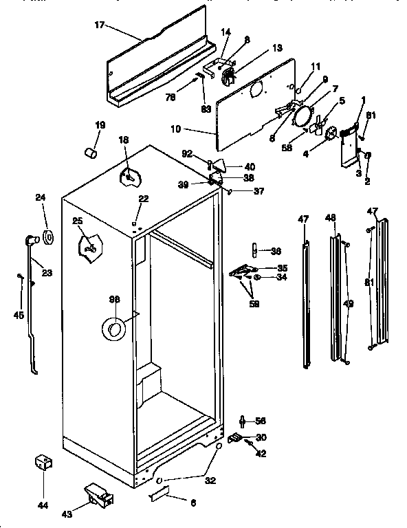 Cabinet parts