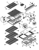Separator and shelves