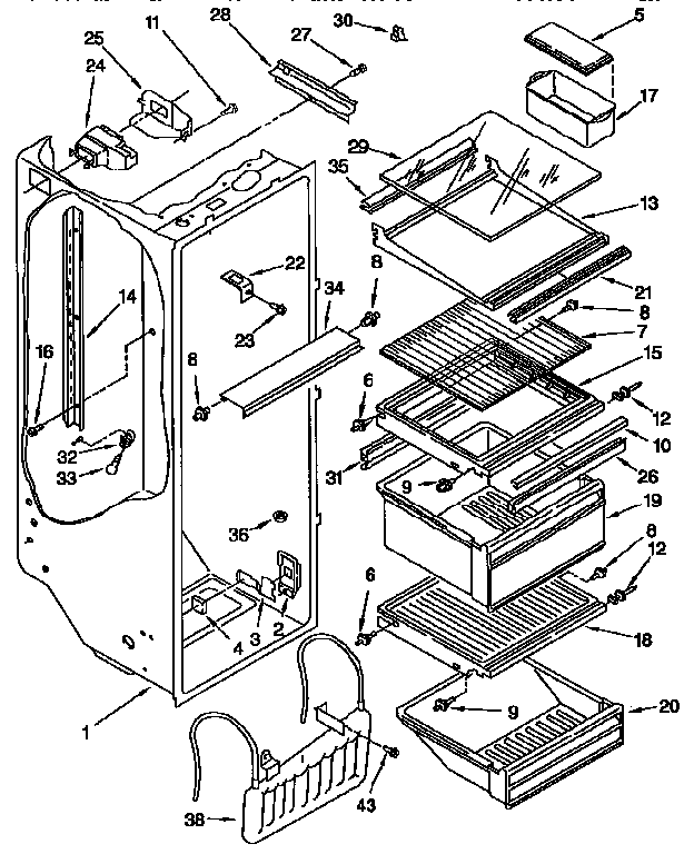 Refrigerator liner