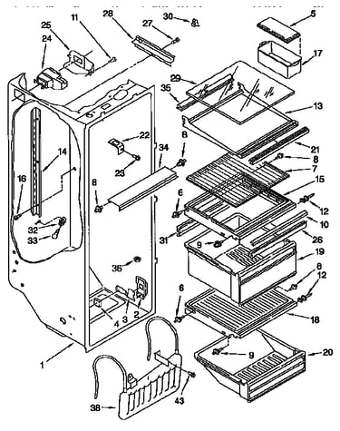Refrigerator liner