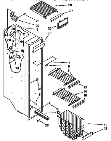 Freezer liner