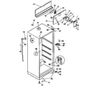 Kenmore 2539345090 cabinet parts diagram
