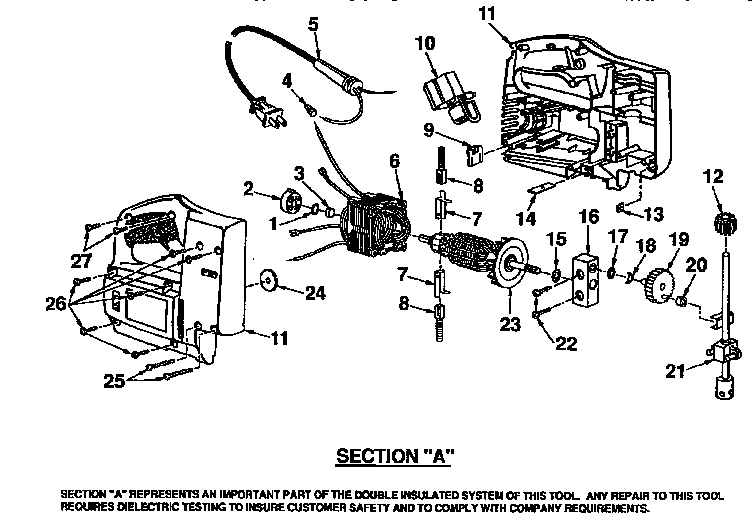 Field and armature assembly