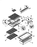 Separator and shelves