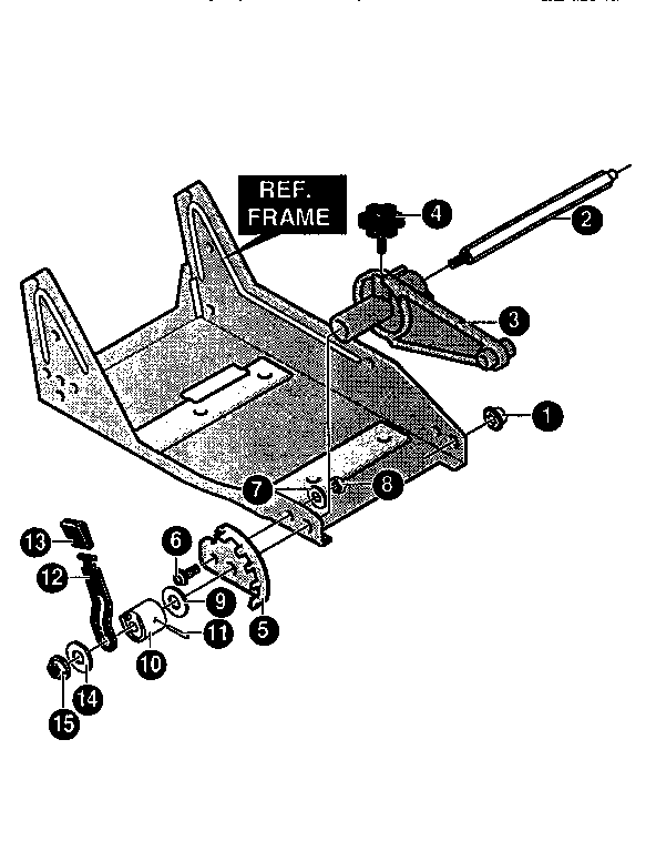 Height adjustment lever