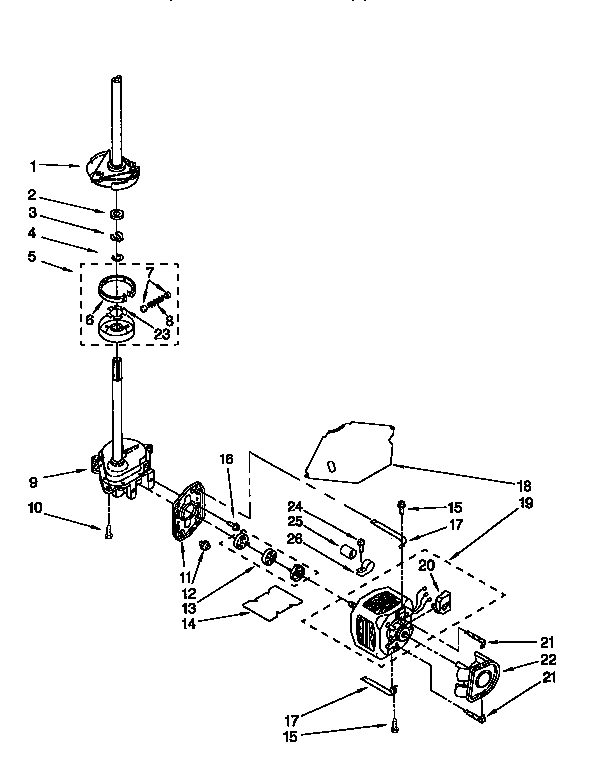 BRAKE,CLUTCH,GEARCASE,MOTOR&PUMP