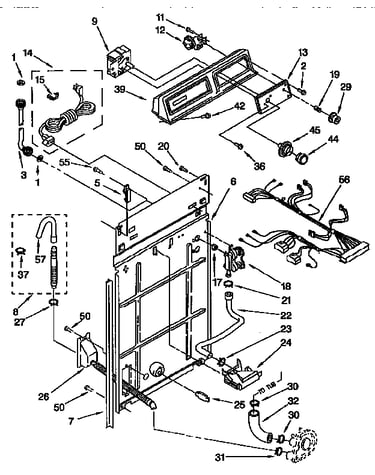 Control and rear panel