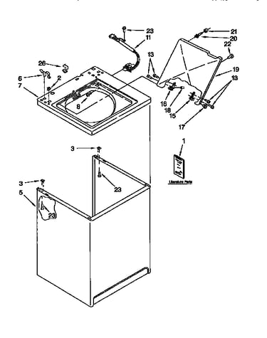 Top and cabinet