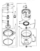Agitator, basket & tub