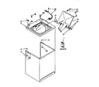 Kenmore 11092561110 tub & cabinet diagram