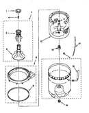 Agitator, basket & tub