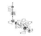 Kenmore 11092561410 brake,clutch,gearcase,motor&pump diagram
