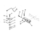 Craftsman 917252551 sector gear/axle support diagram