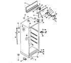 Kenmore 2539658080 cabinet parts diagram
