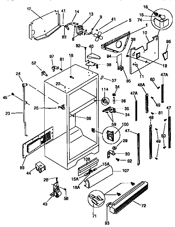 Cabinet parts