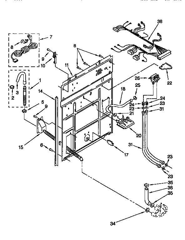Rear panel