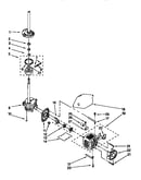 Brake,clutch,gearcase,motor&pump