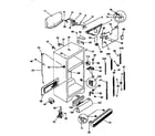 Frigidaire FRT22RHAK2 cabinet parts diagram