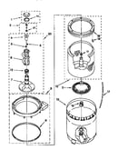 Agitator, basket & tub