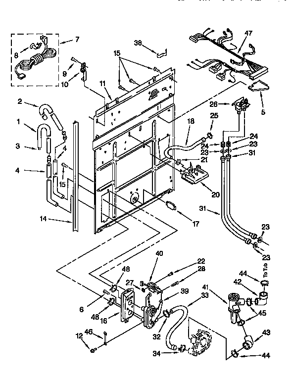 Rear panel