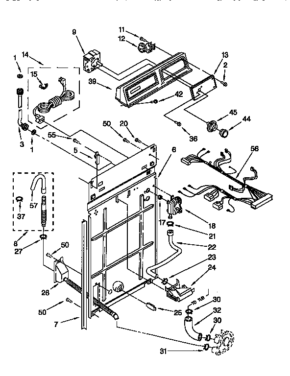 Control & rear panel