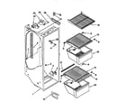 Kenmore 1069550210 refrigerator liner diagram