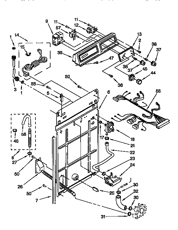 Control & rear panel