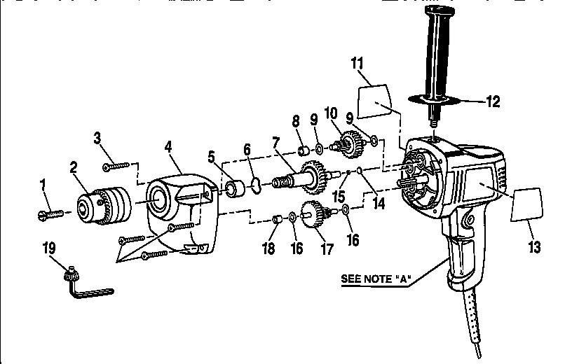 Gear and spindle assembly