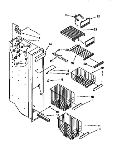 Freezer liner