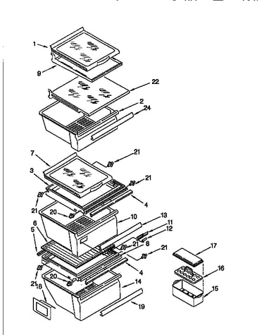 Refrigerator shelf
