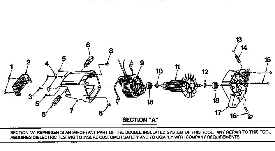 Field and armature assembly