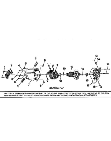 Field and armature assembly