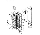 Kenmore 2539234115 door diagram