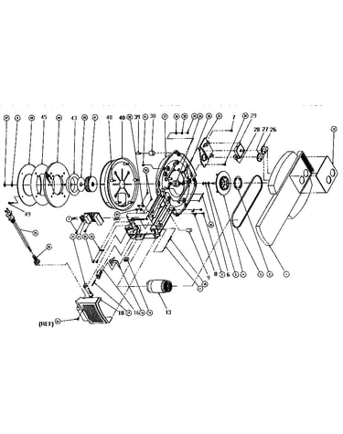 Exploded view powerhead