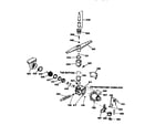 Kenmore 3631435196 motor pump mechanism diagram