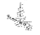Kenmore 3631435596 motor pump mechanism diagram