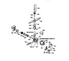 Kenmore 3631444596 motor pump mechanism diagram