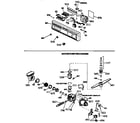Kenmore 3631555990 escutcheon assy/motor pump mech diagram