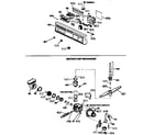 Kenmore 3631655190 escutcheon assy/motor pump mechan diagram