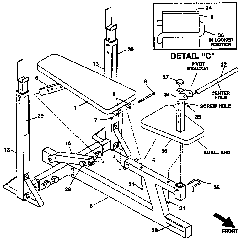Incline assembly