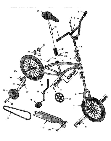 Boy's 16" parkcycle