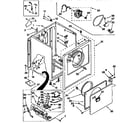 Whirlpool LGR4634BQ0 cabinet parts diagram