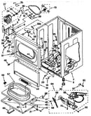 Lower cabinet and front panel