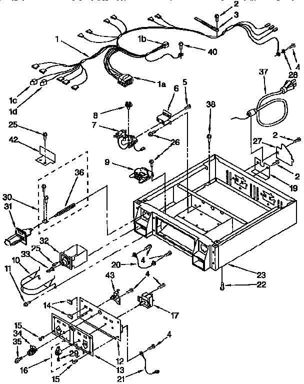 Control panel and separator