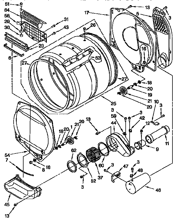 Upper and lower bulkhead