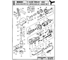 Bosch 1533A unit parts diagram