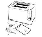 Black & Decker T270 TYPE 1 toaster diagram