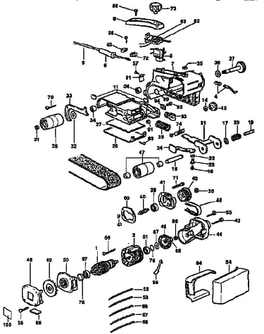 Electronic belt sander