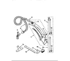 Kenmore 1163268590C hose and attachment diagram