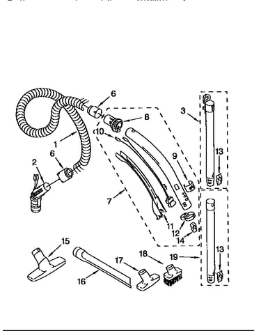 Hose and attachment